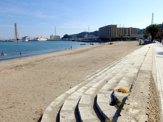 横須賀市久里浜の久里浜海岸 | 三浦半島歴史散歩