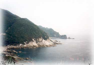 屋久島灯台からの景色
